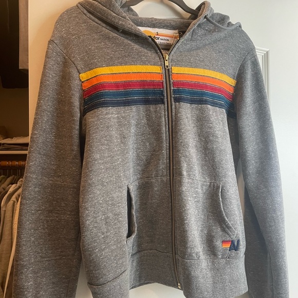 Aviator nation zip up hoodie Clearance